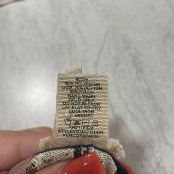 Gimmicks BKE NWT Buckle Pink Heathered Lace 3/4 Sleeve Knit Top Women’s Size M - Picture 8 of 8